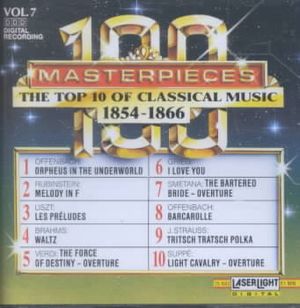 100 Masterpieces Vol 7 - Top 10 of Classical Music 1854-1866 image number 0