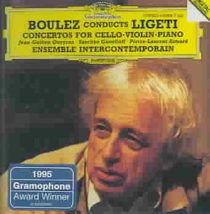 Boulez Conducts Ligeti: Concertos for Cello, Violin & Piano image number 0