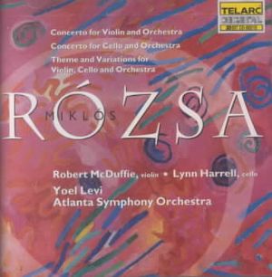 Miklos R&cent;zsa: Concerto for Violin and Orchestra; Concerto for Cello and Orchestra; Theme and Variations image number 0