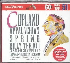 Copland: Billy the Kid; Appalachian Spring image number 0