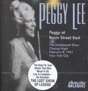 Peggy at Basin Street East 1961 image number 0
