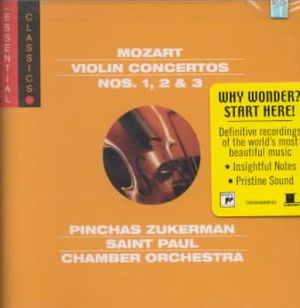 Mozart:Violin Concertos Nos. 1/2/3 image number 0