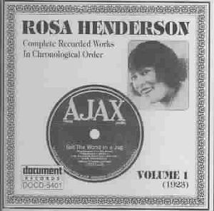 Rosa Henderson: Vol. 1: 1923 image number 0