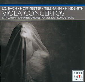 J.C. Bach, Hoffmeister, Telemann, Hindemith: Viola Concertos image number 0