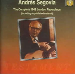 Andr&sbquo;s Segovia: The Complete 1949 London Recordings image number 0