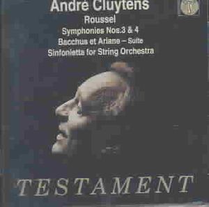 Roussel: Symphonies Nos. 3 & 4; Bacchus & Ariane Suite; Sinfonietta image number 0