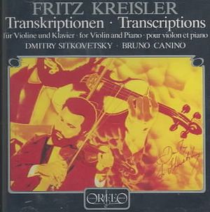 Kreisler: Famous Violin Transcriptions image number 0