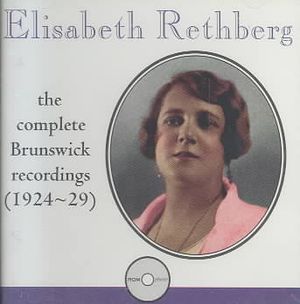 Elisabeth Rethberg: The Complete Brunswick Recordings (1924-29) image number 0