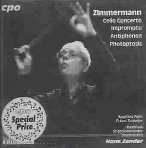 Zimmerman: Cello Concerto; Impromptu; Antiphonen; Photoptosis image number 0