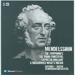 Mendelssohn: The Symphonies; The Piano Concertos; Capriccio Brilliant; A Midsummer Night's Dream [Box Set] image number 0