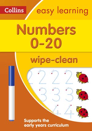 Numbers 0-20: Wipe-Clean Activity Book image number 0
