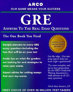GRE Cat Answers to Real Essay Questions image number 0