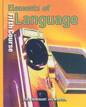 Elements of Language, Fifth Course image number 0