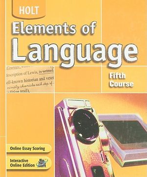 Holt Elements of Language, Fifth Course image number 0