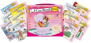 Fancy Nancy's 12-Book Fantastic Phonics Fun!: Includes 12 Mini-Books Featuring Short and Long Vowel Sounds image number 0