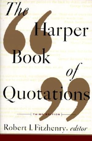 The Harper Book of Quotations Revised Edition image number 0
