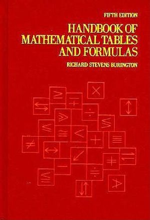 Handbook of Mathematical Tables and Formulas image number 0