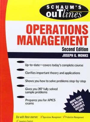 Schaum's Outline of Operations Management image number 0