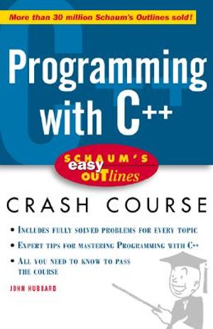 Schaum's Easy Outline: Programming with C++ image number 0
