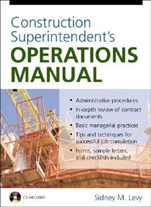 Construction Superintendent's Operations Manual image number 0