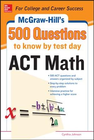 500 ACT Math Questions to Know by Test Day image number 0
