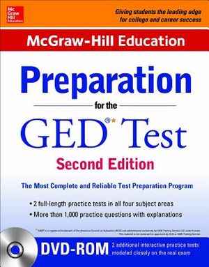 McGraw-Hill Education Preparation for the GED Test with DVD-ROM image number 0