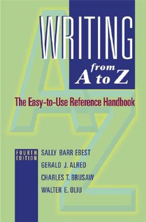 Writing from A to Z: The Easy-To-Use Reference Handbook image number 0