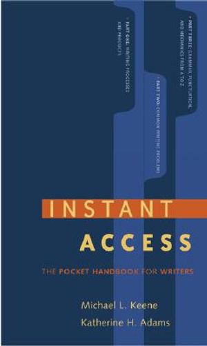 Instant Access: The Pocket Reference for Writers image number 0