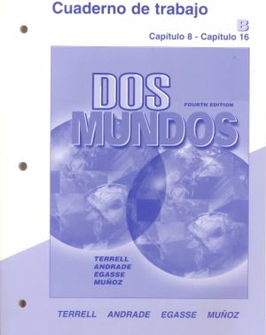 DOS Mundos : Capitulo 8-Capitulo 16 : Cuaderno De Trabajo image number 0