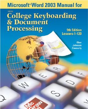 Microsoft (R) Word 2003 Manual for College Keyboarding & Document Processing (Gdp) image number 0
