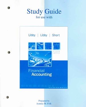 Study Guide to Accompany Financial Accounting 5e image number 0