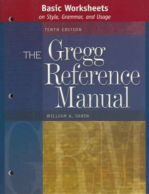 Basic Worksheets to Accompany the Gregg Reference Manual image number 0