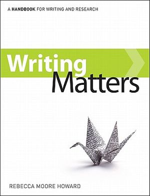 Writing Matters, Tabbed Preliminary Edition (Comb-Bound) image number 0