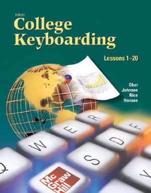 Gregg College Keyboarding & Document Processing (Gdp), Lessons 1-20, Home Version image number 0