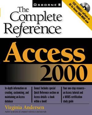 Access 2000: The Complete Reference [With *] image number 0