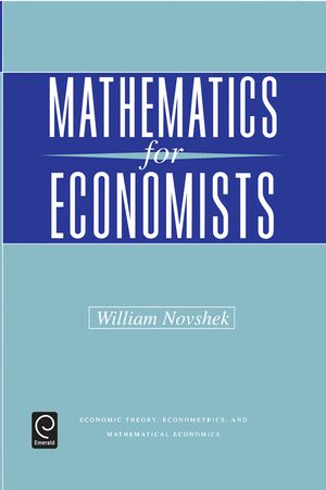 Mathematics for Economists image number 0