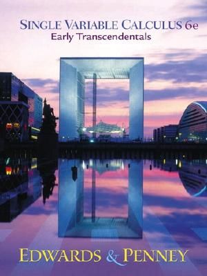 Single Variable Calculus Early Transcendentals Version [With CDROM] image number 0