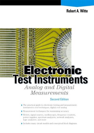 Electronic Test Instruments: Analog and Digital Measurements image number 0