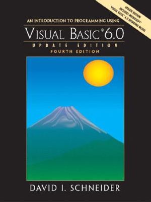An Introduction to Programming with Visual Basic 6.0, Update Edition image number 0