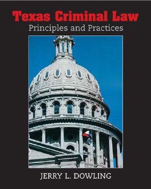 Texas Criminal Law: Principles and Practices image number 0