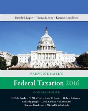 Prentice Hall's Federal Taxation 2016 Comprehensive image number 0