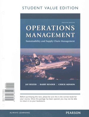 Operations Management: Sustainability and Supply Chain Management, Student Value Edition image number 0
