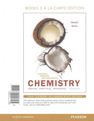 General, Organic, and Biological Chemistry, Books a la Carte Plus Mastering Chemistry with Pearson Etext -- Access Card Package image number 0