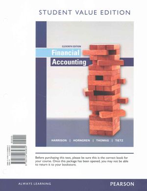 Financial Accounting, Student Value Edition Plus Mylab Accounting with Pearson Etext -- Access Card Package image number 0