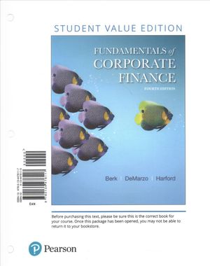 Fundamentals of Corporate Finance, Student Value Edition image number 0
