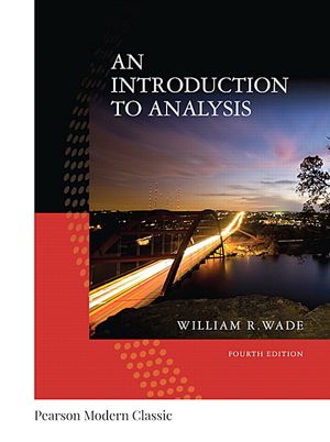 An Introduction to Analysis (Classic Version) image number 0