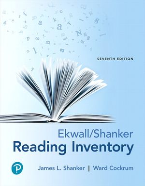Ekwall/Shanker Reading Inventory image number 0