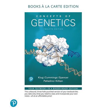 Concepts of Genetics, Books a la Carte Edition image number 0