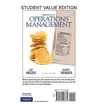 Principles of Operations Management, Student Value Edition image number 0