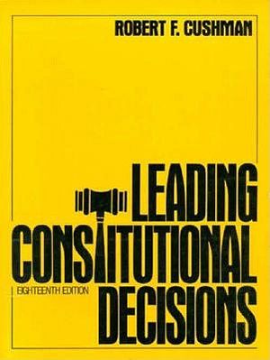 Leading Constitutional Decisions image number 0